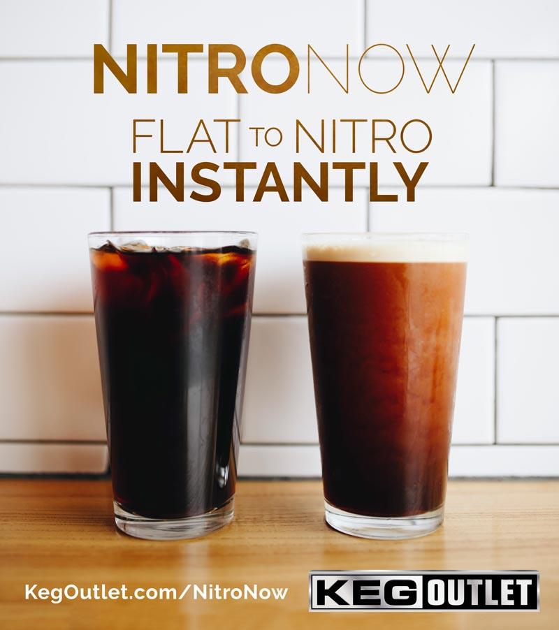 Cold Brew Nitro Coffee Kit 3 Gallon Ball Lock Keg Nitrogen Tank & Regulator | Beverage Elements