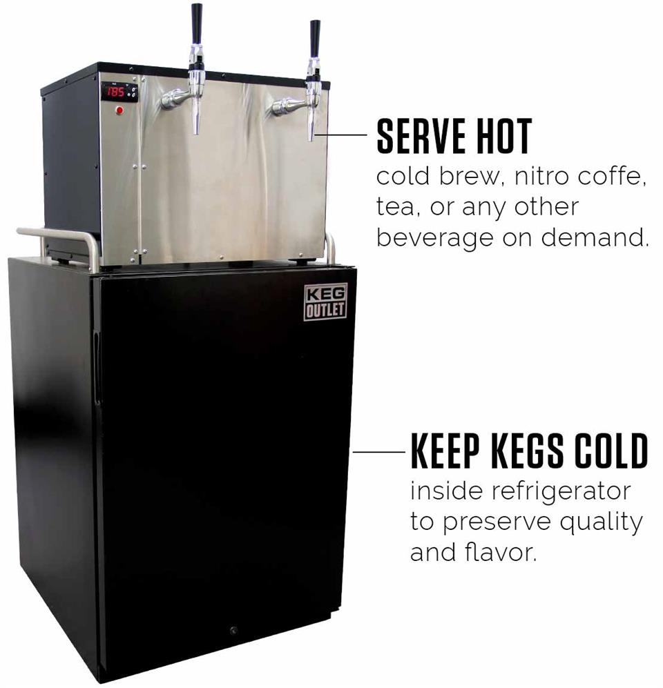 Hot Draft Coffee Dispenser - Low Volume (110V)