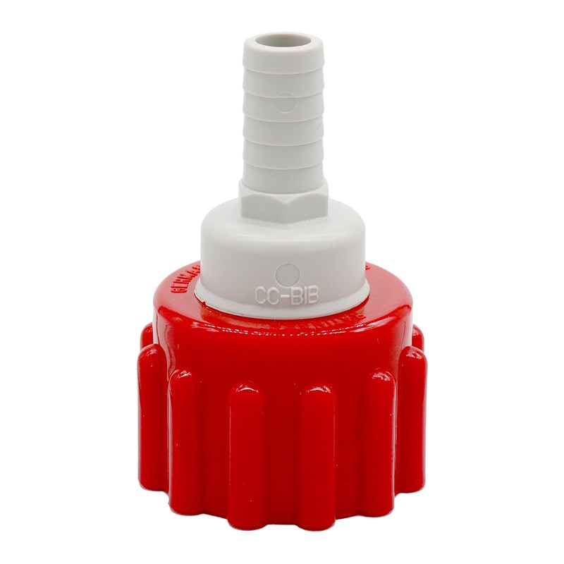 BIB Bag Connector - Screw On with Plastic Barb (COKE)