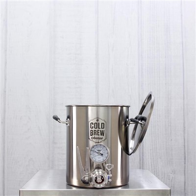 Deluxe Stainless Cold Brew Coffee Maker w/ Filter (5.5 Gallon)