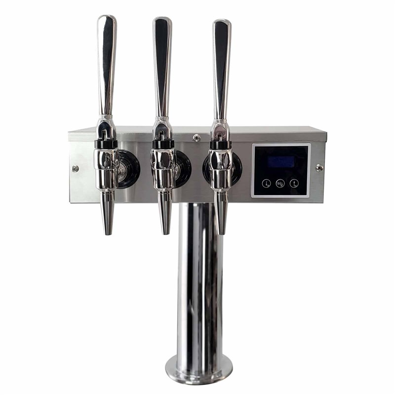 3 Faucet Hot Draft Nitro Cold Brew Coffee Tower