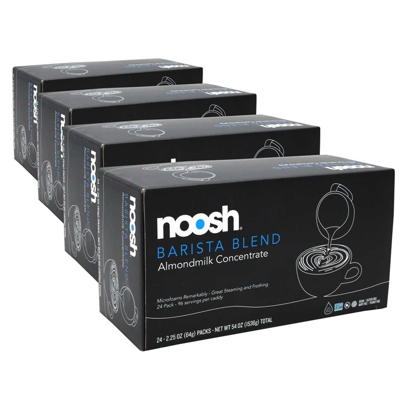 Noosh Almond Milk Concentrate 'Barista Blend' Packs (Master Case / 4 Caddies)