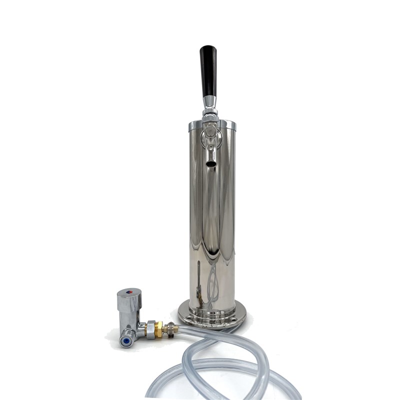 Standard Beer Tower with Hot/Cold Mixing Valve for Sink Installations