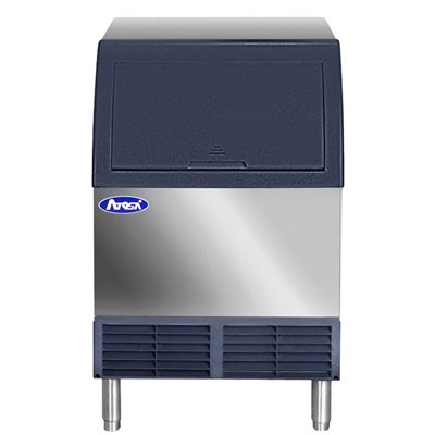 142 lb./24hr Undercounter Ice Maker, Cube-style, Self contained w/Built-in 88 lb. storage bin