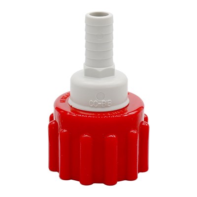 BIB Bag Connector - Screw On with Plastic Barb (COKE) / 