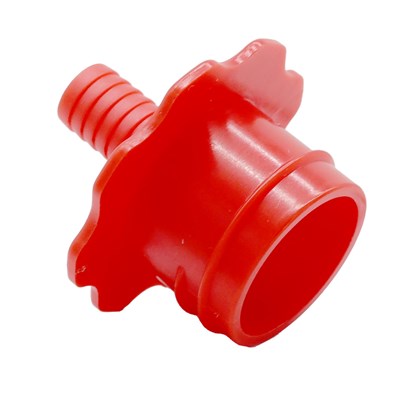 Cleaning Adapter for BIB - Screw On with Plastic Barb (COKE) / 