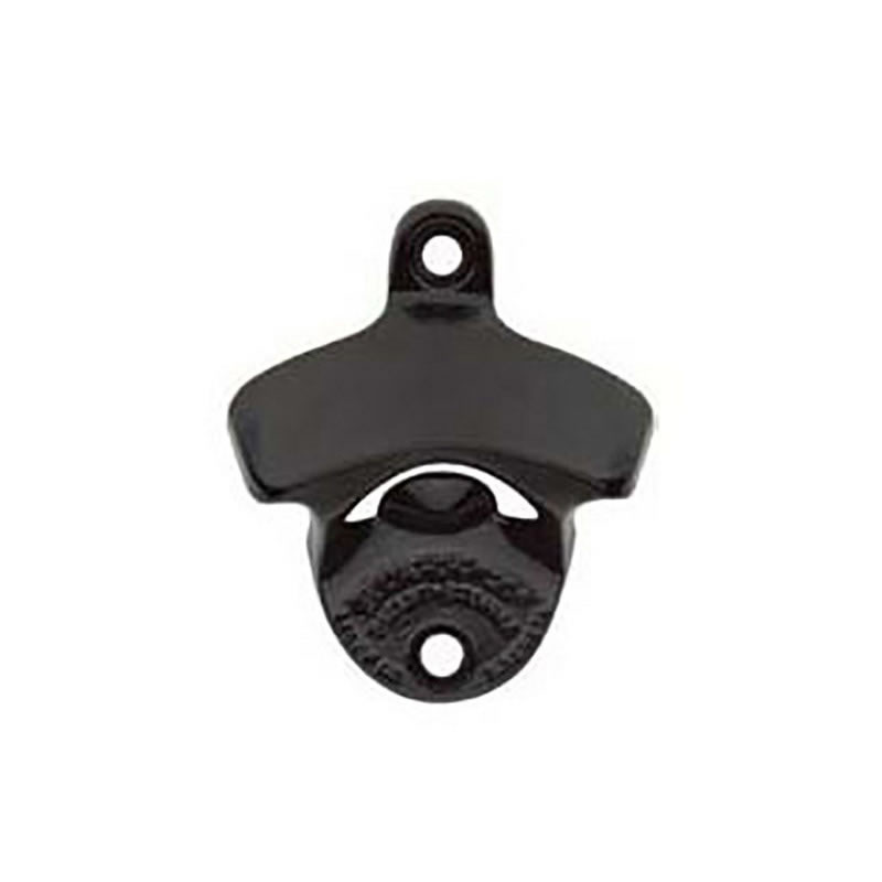 Black Wall Mount Bottle Opener